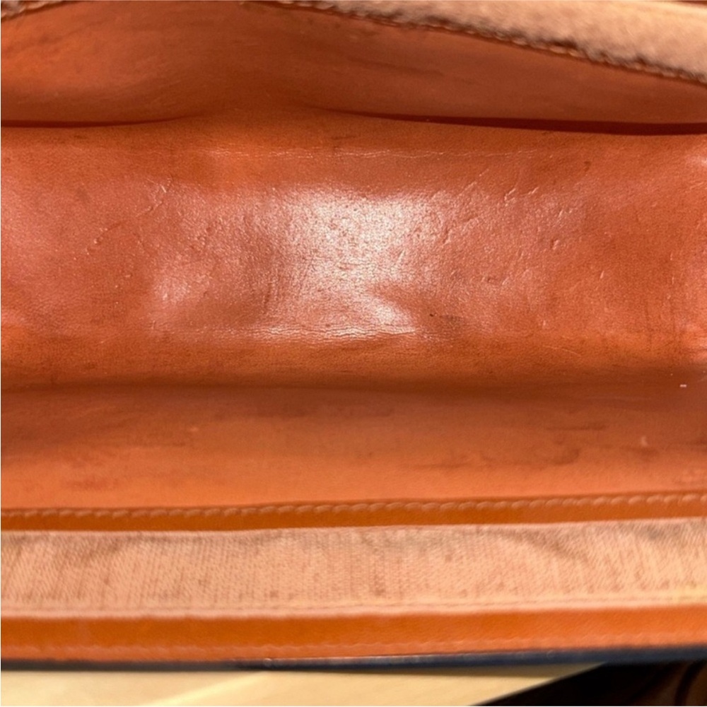 Bally Vintage Woven Lambskin & Embossed Clutch Bag - Picture 8 of 8